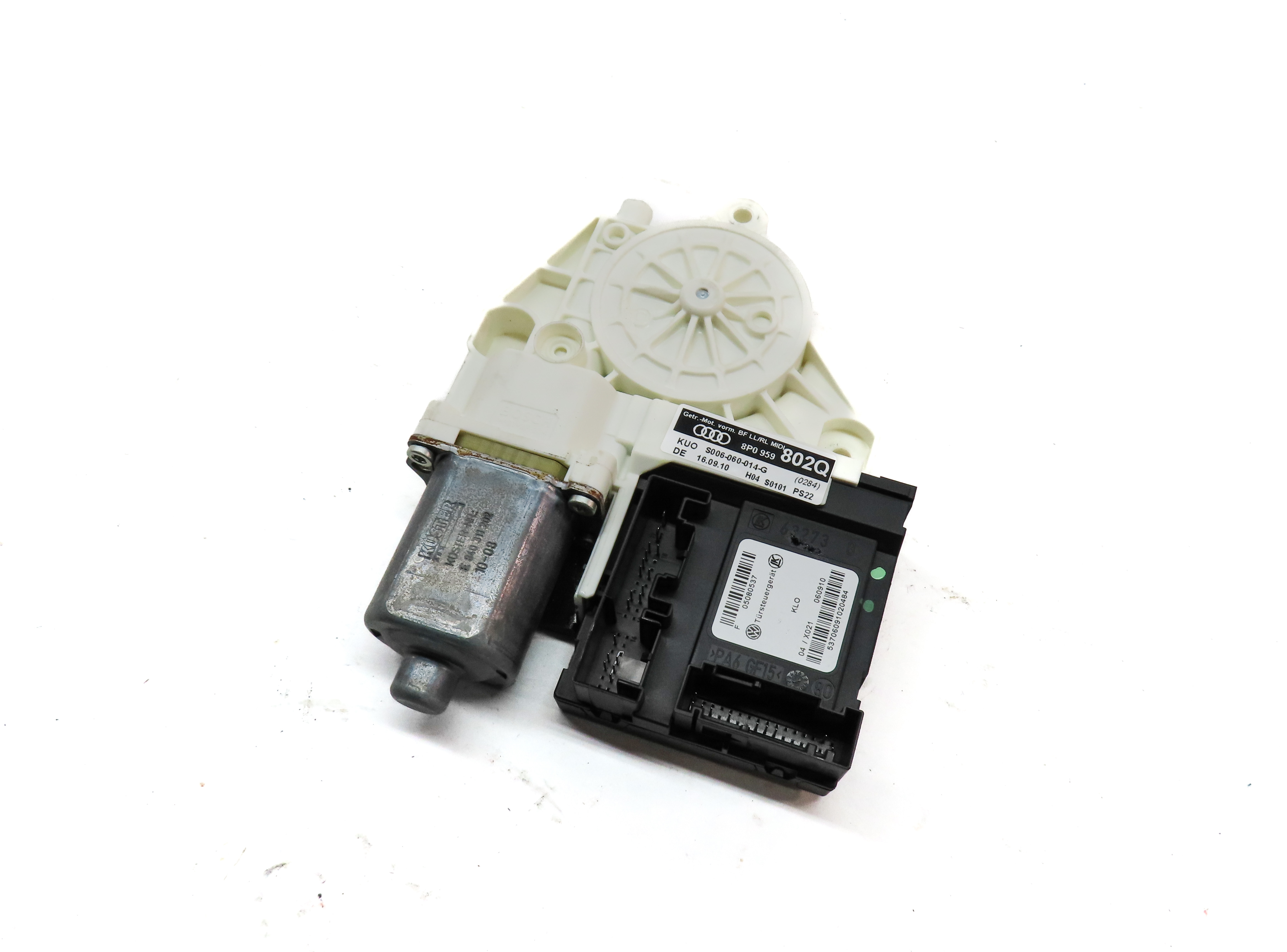 2006-2013 AUDI A3 (8P) RIGHT FRONT PASSENGER DOOR POWER WINDOW MOTOR — exact item pictured